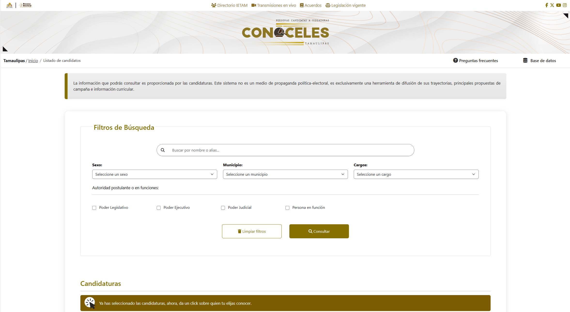 Conóceles 2025 - captura 2