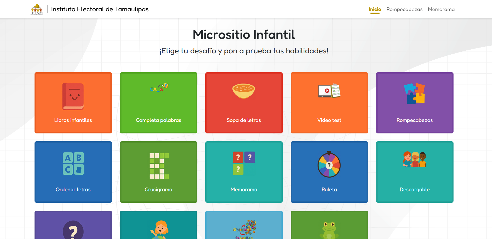 Portal de Juegos Infantiles